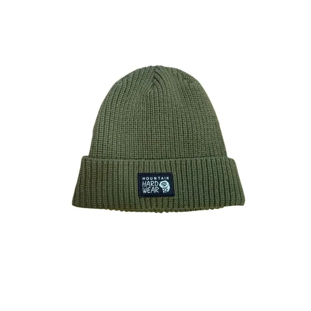 Mountain Hardwear Green Knit Cabin to Curb Fleece Lined Beanie Unisex One Size